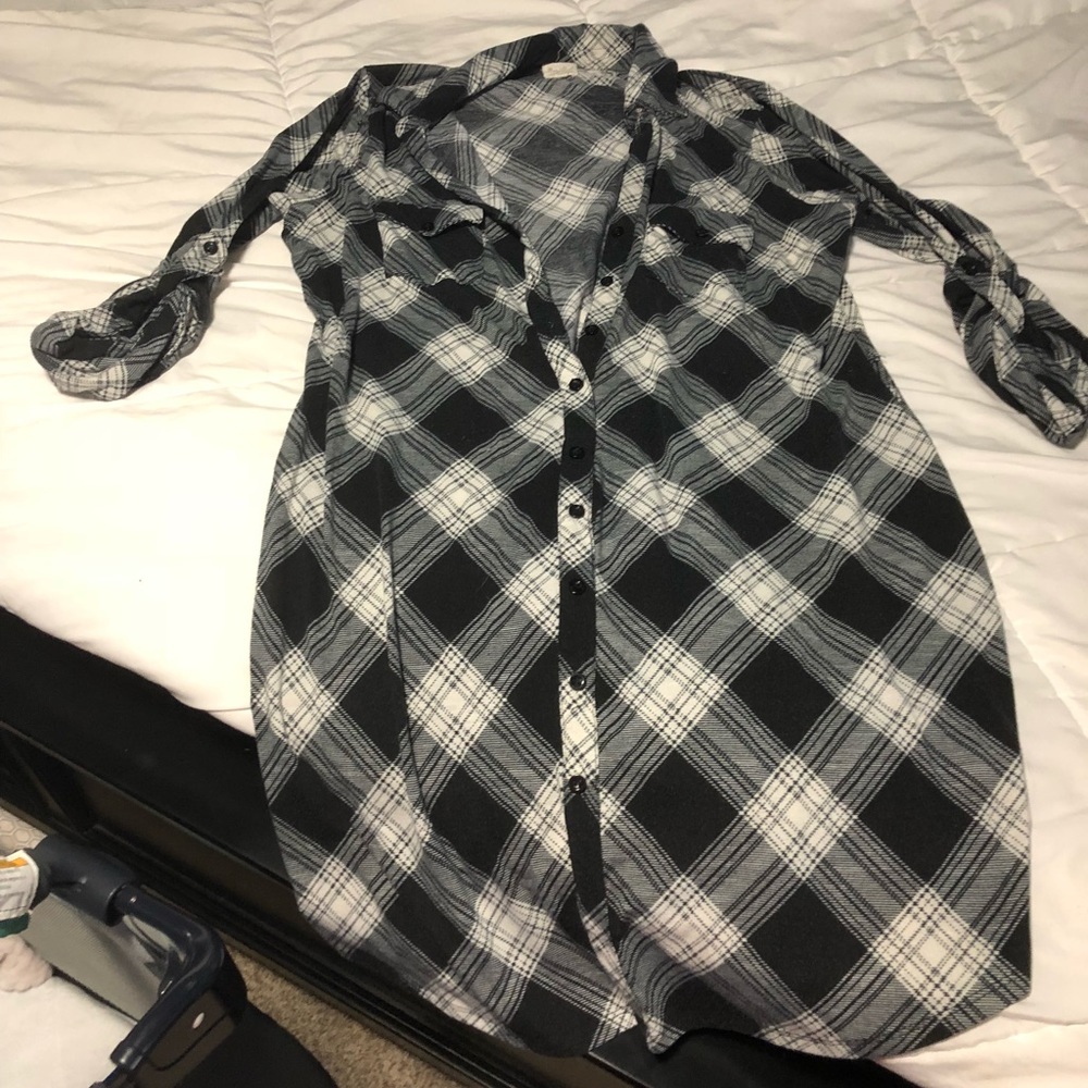 Black and White plaid dress